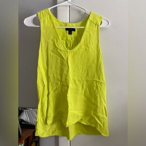 Bright Yellow Sleeveless Top